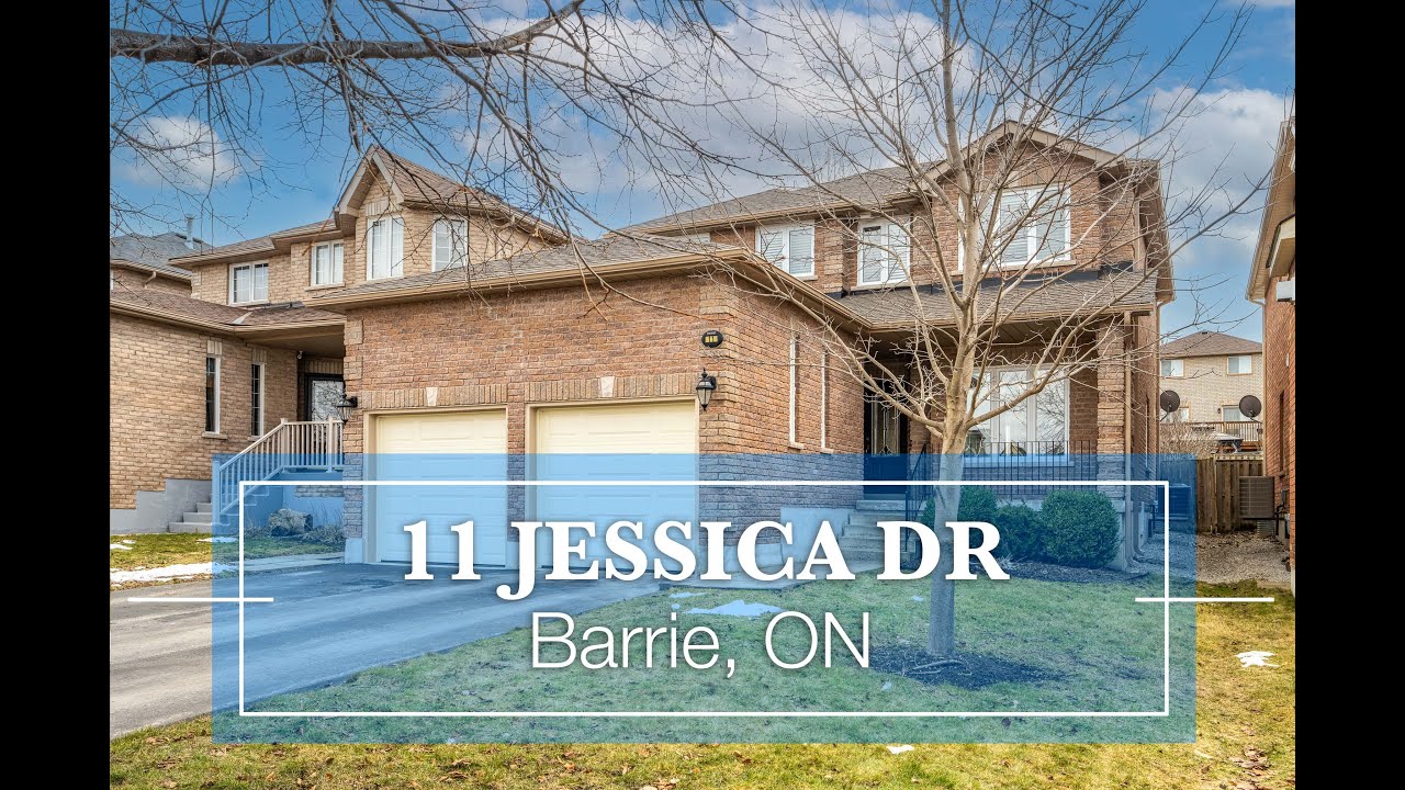 Cinematic Unbranded Real Estate Video of 11 Jessica Dr, Barrie, ON