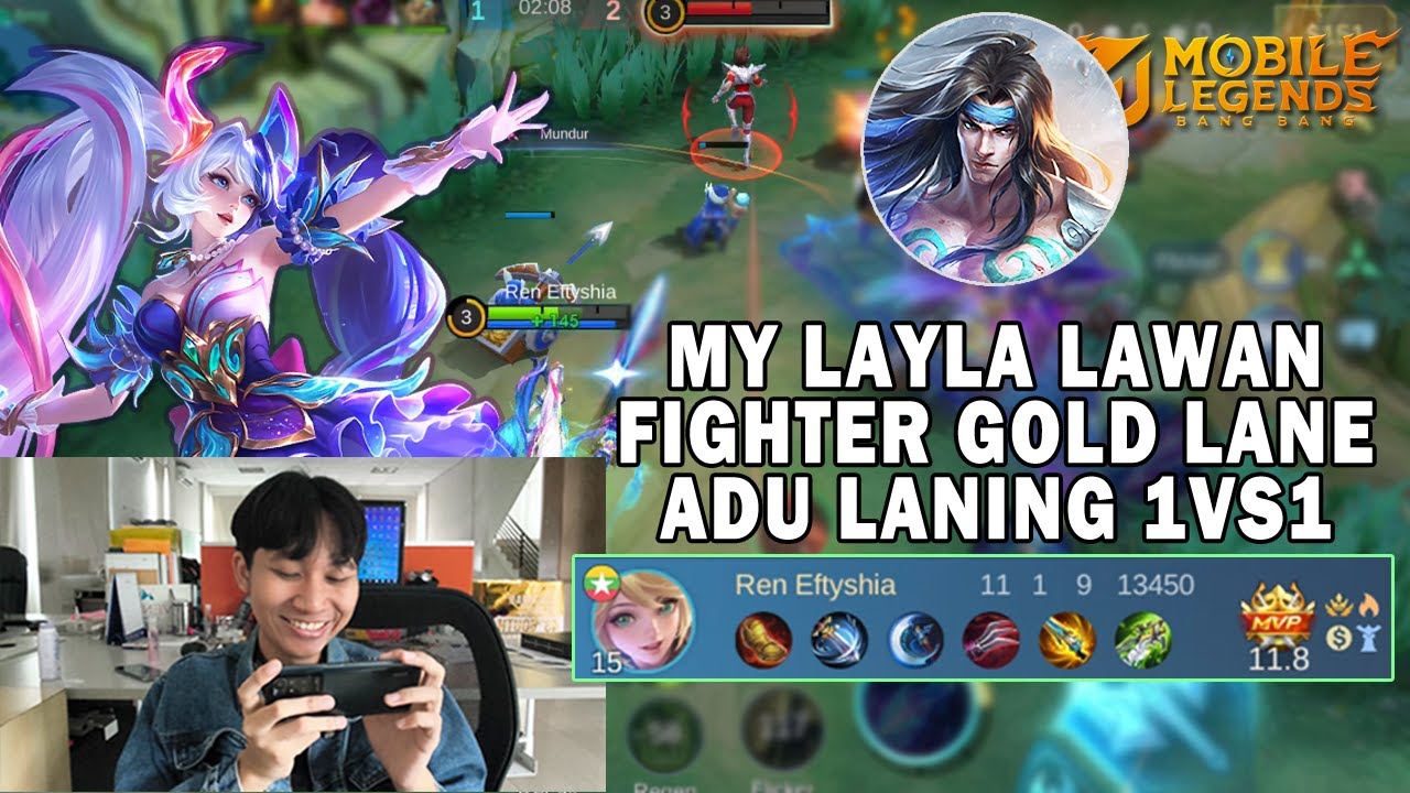 Ranked : Layla vs Badang Gold Lane | #mlbb