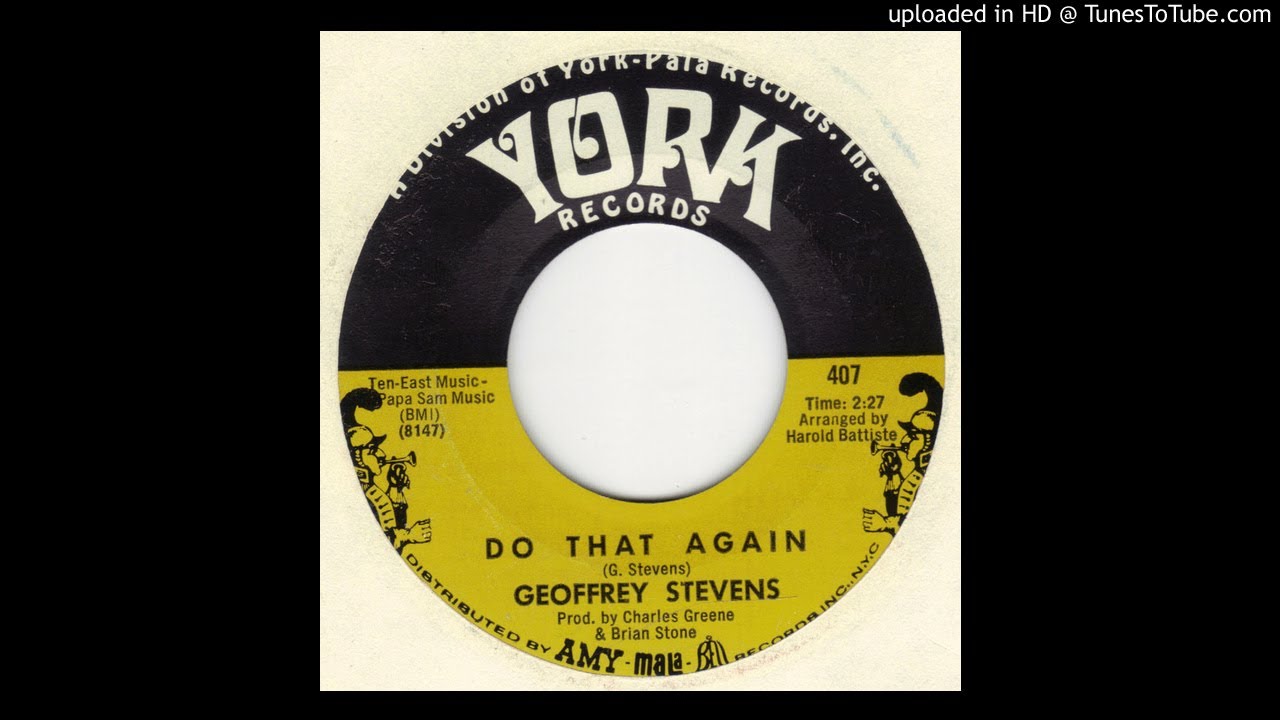 Geoffrey Stevens - Do That Again