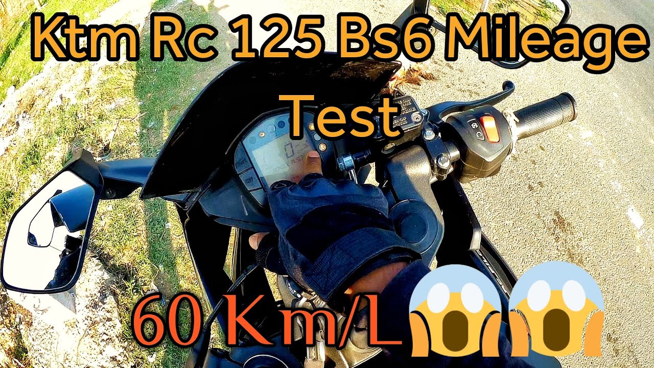 Ktm Rc 125 BS6 Mileage Test||Shocking Result 60 Km/L 😱|TEST AFTER 3RD SERVICE