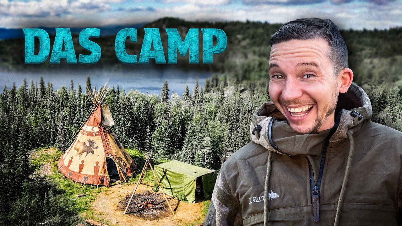 UNSER CAMP - ROOMTOUR - Behind the scenes | HUNT TO SURVIVE 2 | Niklas on fire