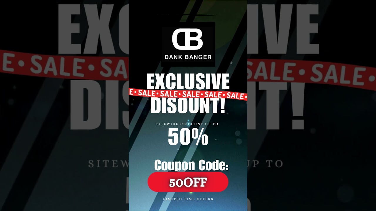 Dank Banger Sitewide Code! #DankBanger #DabTools #QuartzBangers #50percentoff #shopnow #50off
