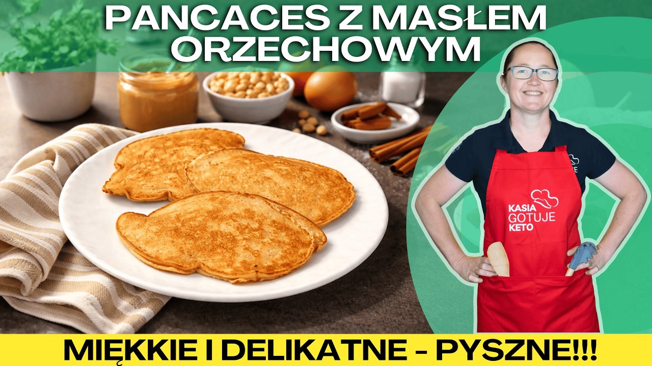 PROSTY PRZEPIS NA PUSZYSTE PANCACES Z MASŁEM ORZECHOWYM!