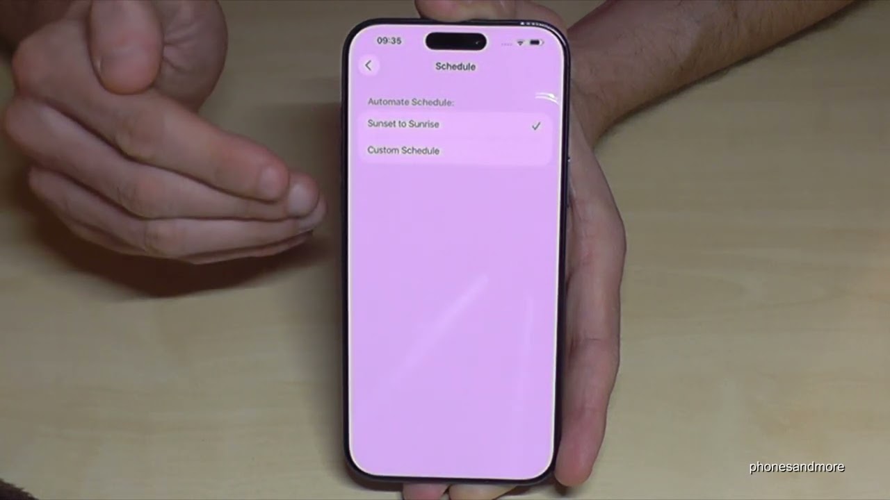 iPhone 17: How to enable the Bluelight Filter? (have a better sleep)