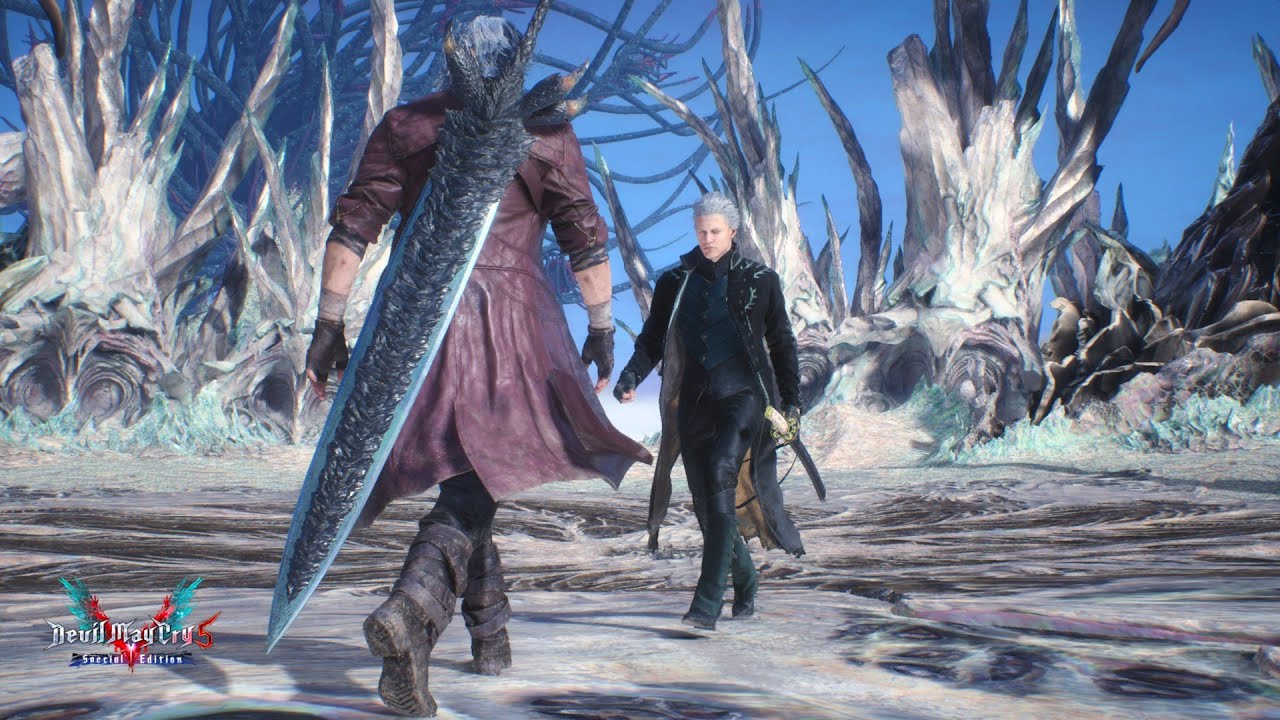 Devil May Cry 5 SE — Данте против Вергилия, миссия 19 (без урона от DMD)