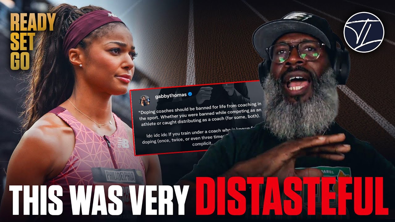 Justin Gatlin thinks Gabby Thomas was out of line for her comments 👀