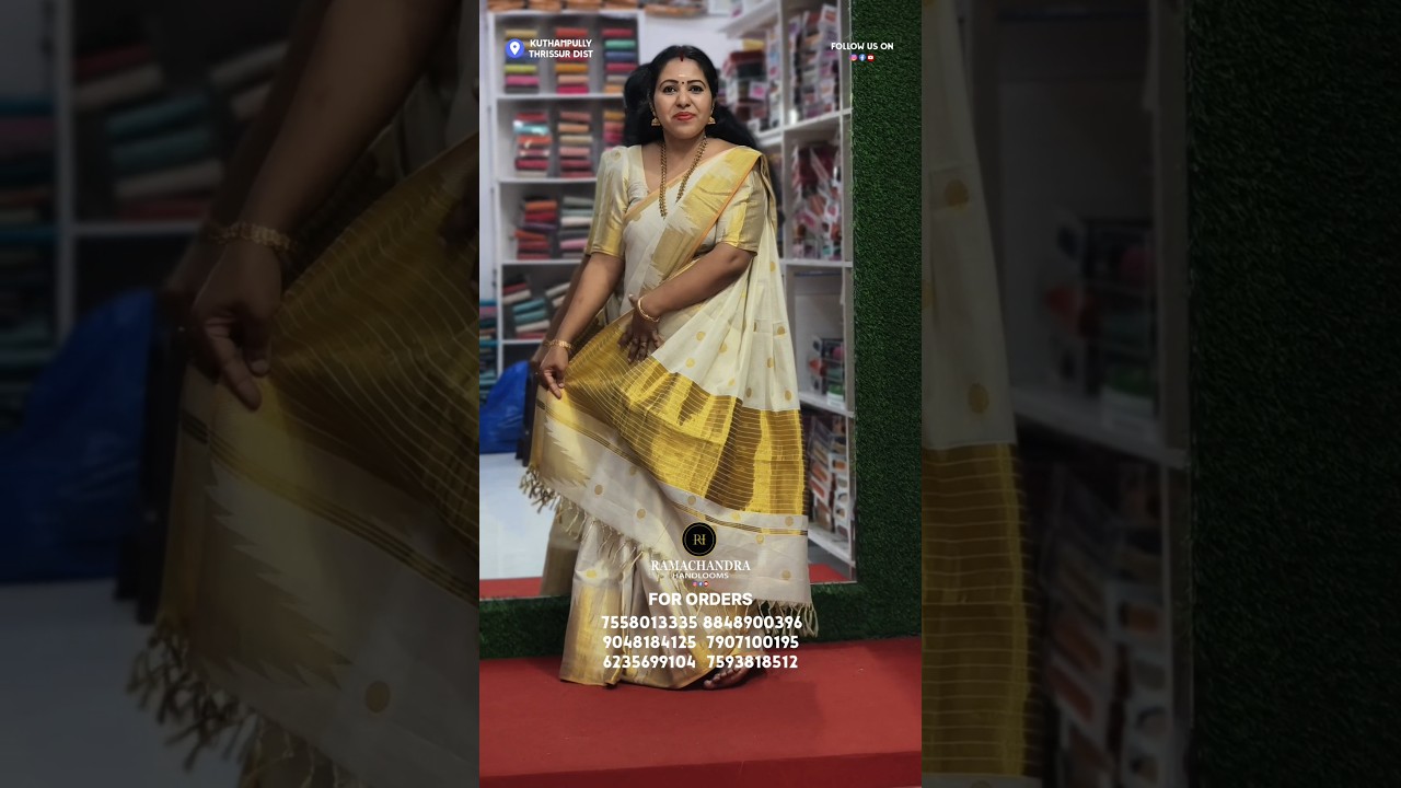 Big discount 🔥🔥 Offer 🔥🔥🔥| kuthampully sarees | #kuthampully #saree