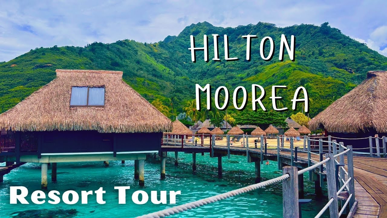 Обзор курорта и спа Hilton Moorea Lagoon | Полный тур по курорту во Французской Полинезии #таити ...
