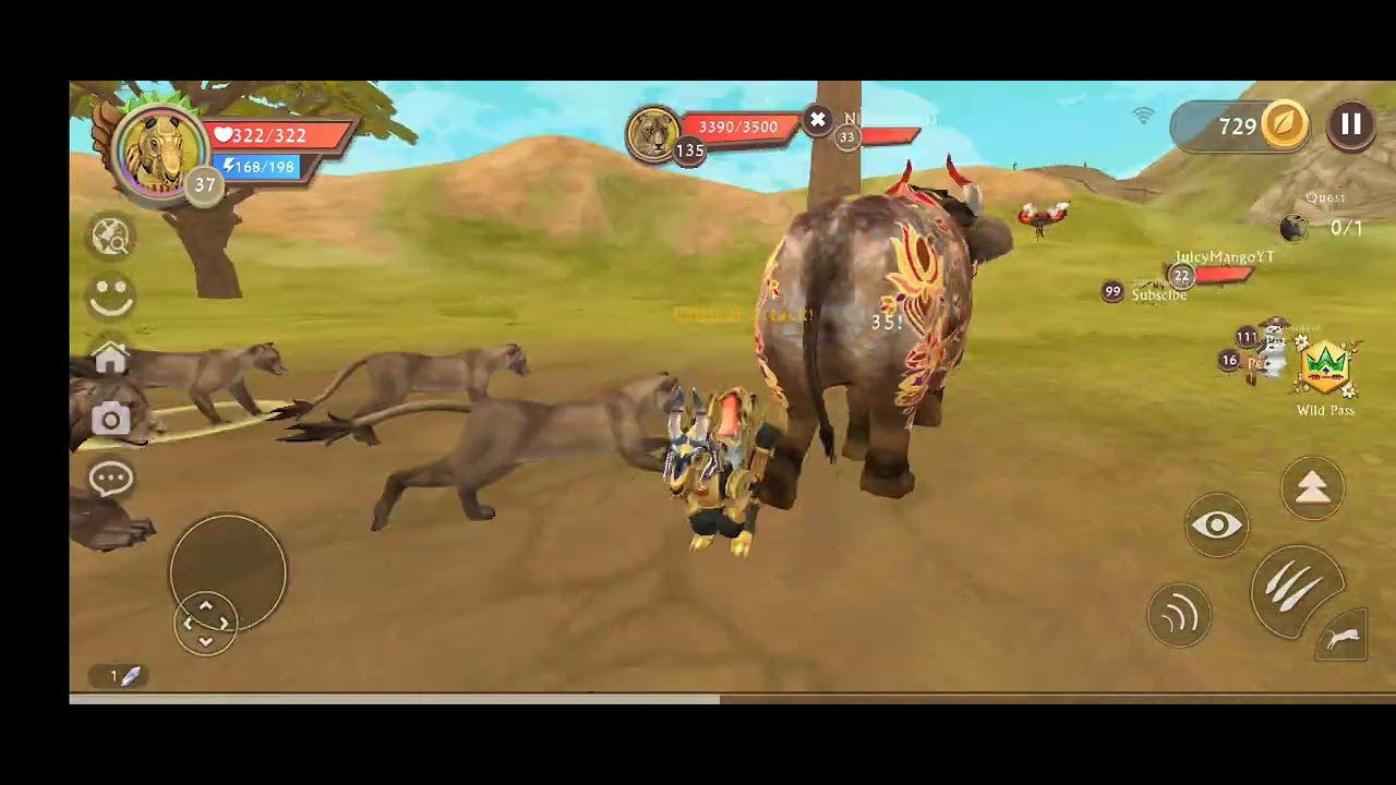 Playing wildcraft 