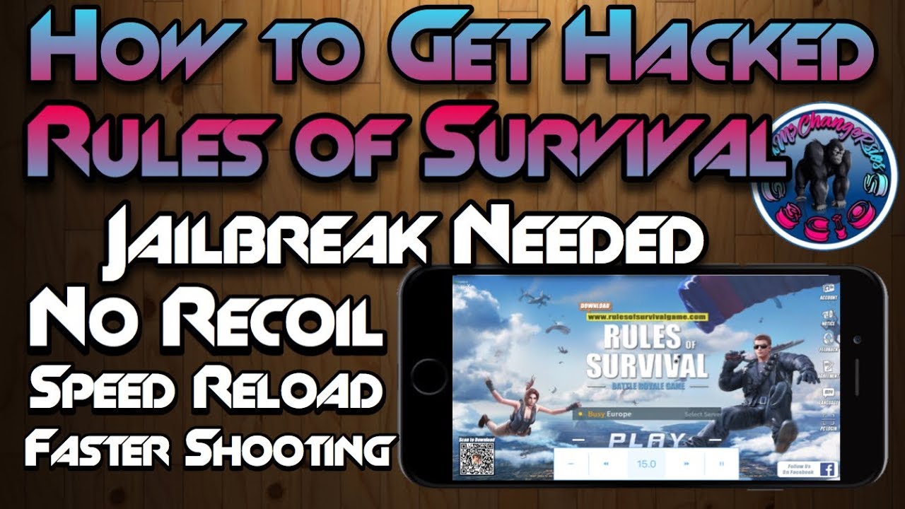How To Hack Rules Of Survival iOS - No Recoil, Speed Reload, Rapid Fire (Jailbreak) iOS 8,9,10,11