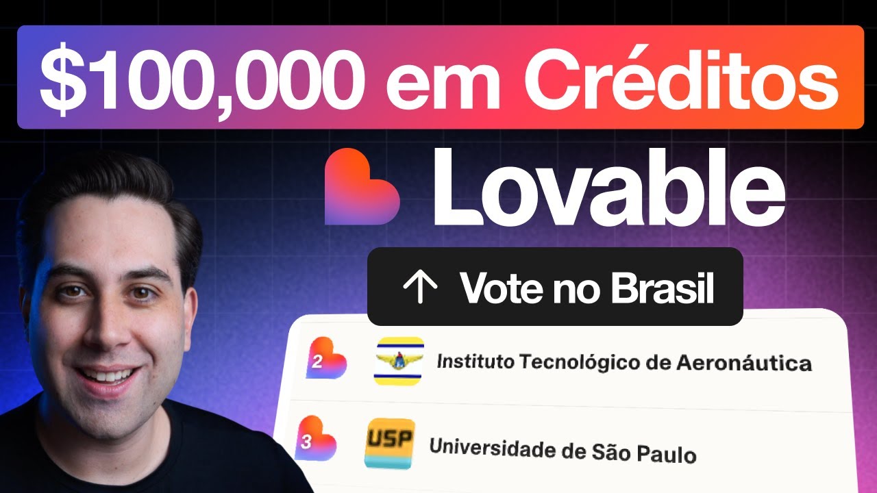 AJUDE Universidades do Brasil p/ receber créditos Lovable! Participe!