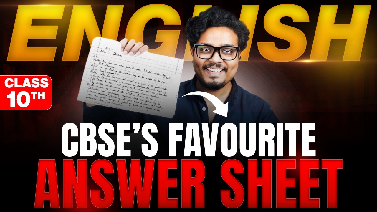 Increase 10-15 Marks in English Class 10!  | CBSE Topper Copy Ka Exact Layout 😳 | 2026