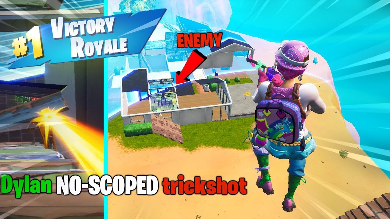 I HIT the CRAZIEST TRICKSHOT on Fortnite I've ever seen... (INSANE)