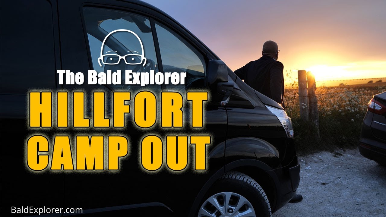 I camp near an Iron Age Hillfort #VanLife