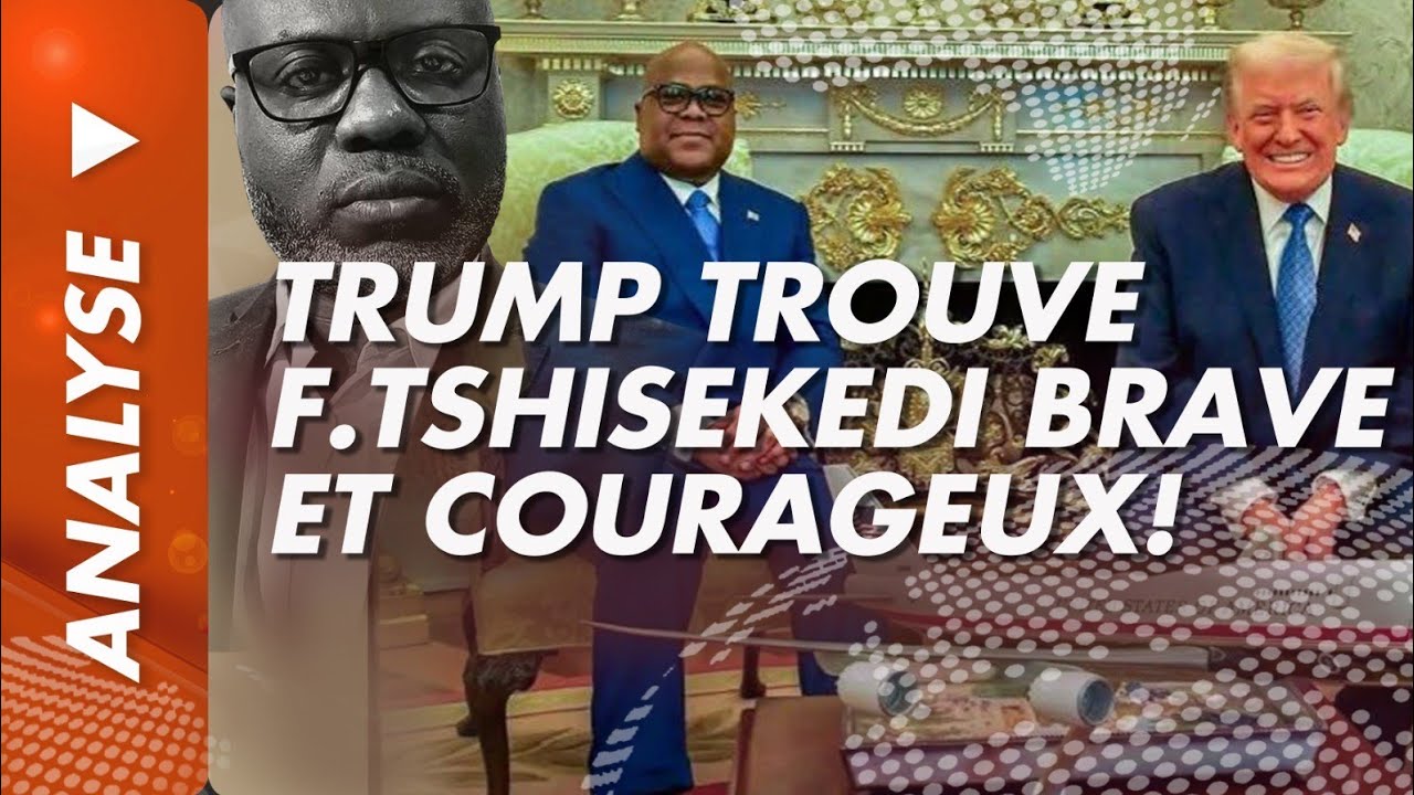 Analyse du 6 f&eacute;vrier 2026:D.Trump trouve F.Tshisekedi brave et courageux!