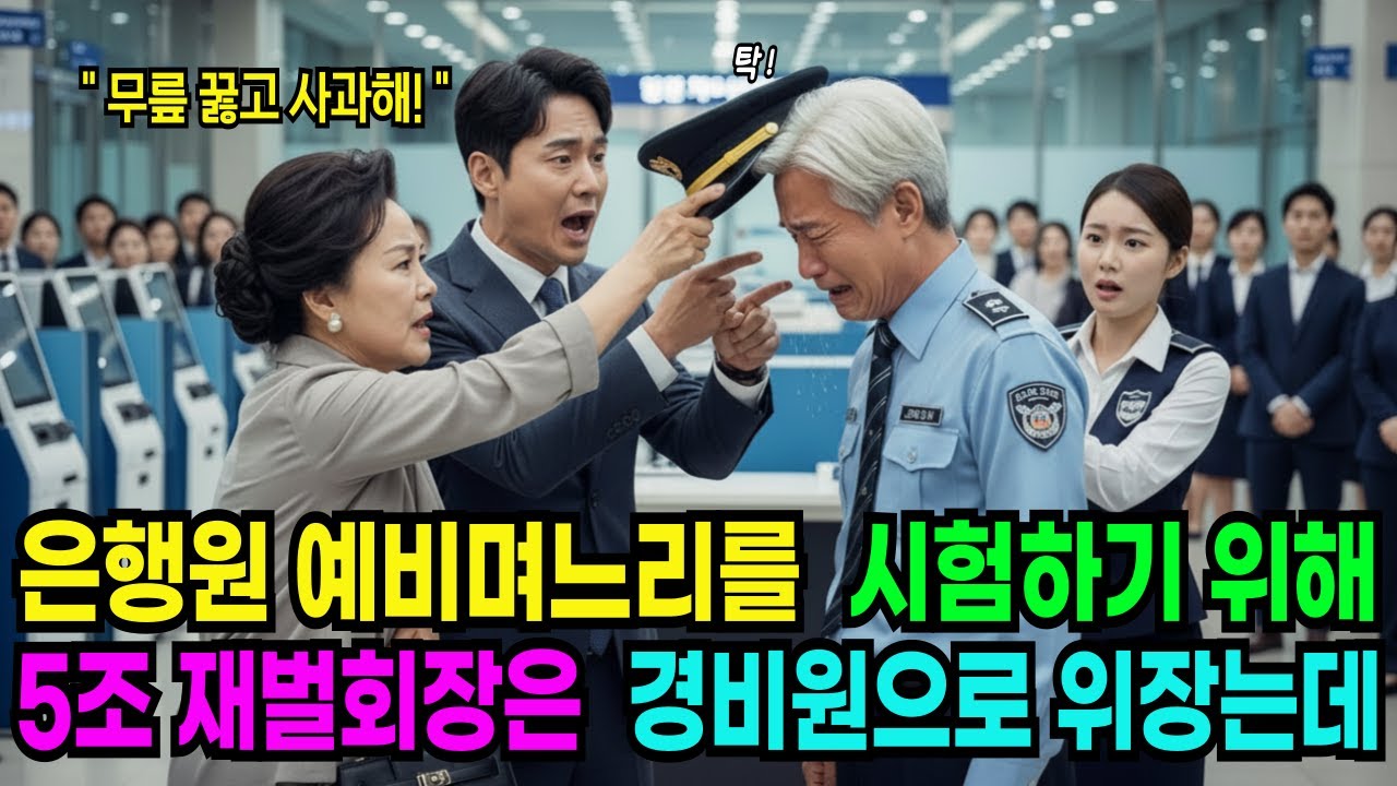 백만장자 재벌회장이 예비며느리를 시험하려고 경비원으로 위장 취업을 하는데 며느리의 행동이 심상치가 않다..! ㅣ노후사연ㅣ감동사연ㅣ사연라디오ㅣ오디오북 ㅣ시니어사연