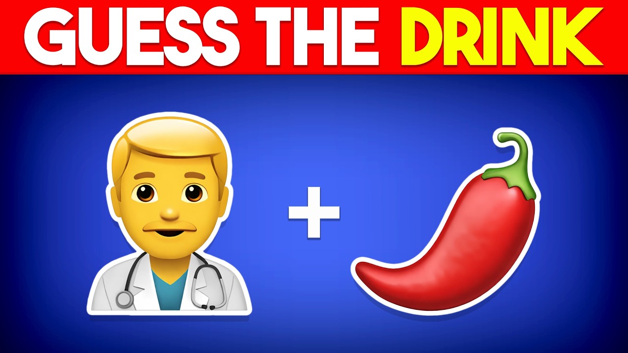 Guess the DRINK by Emoji? 🥤🍹 Emoji Quiz