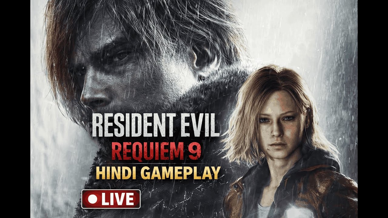 Grace aur Bhoot | Resident Evil Requiem RE9 LIVE 🔴 Hindi Gameplay | Horror Night Stream (Portrait)