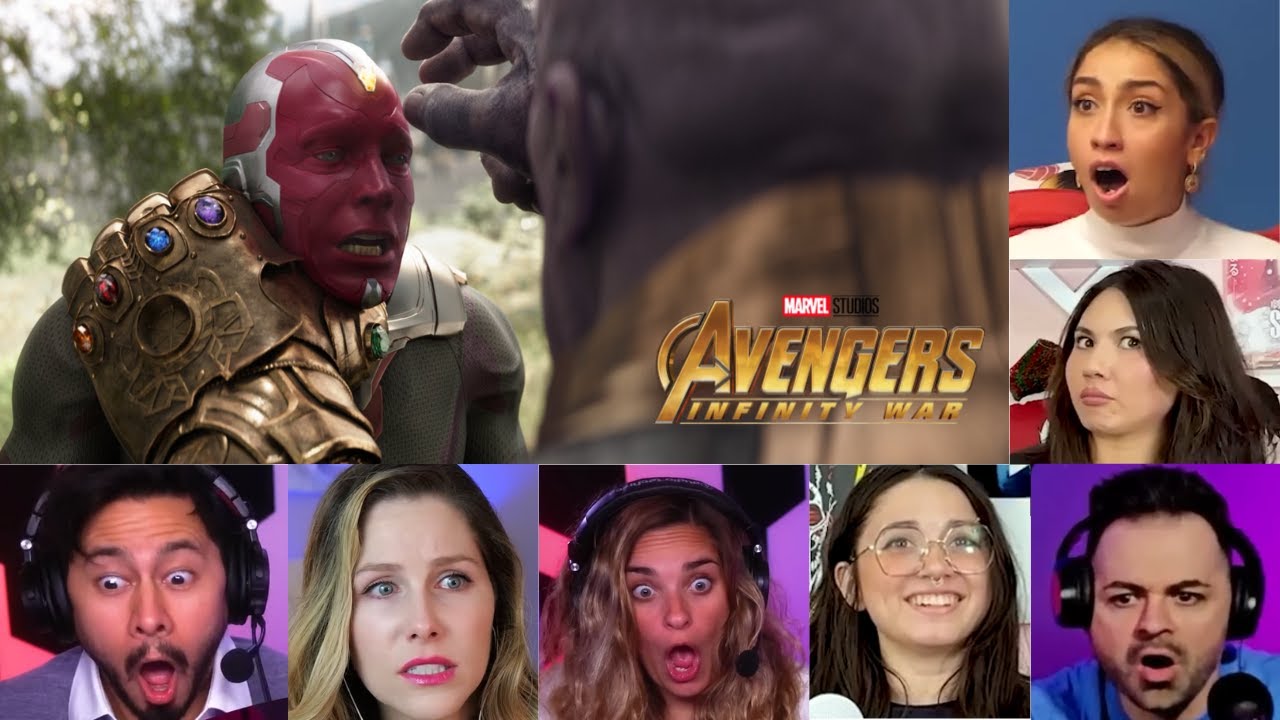 Reactors Reaction to the Thanos Kills Vision  | Avengers: Infinity War (2018)