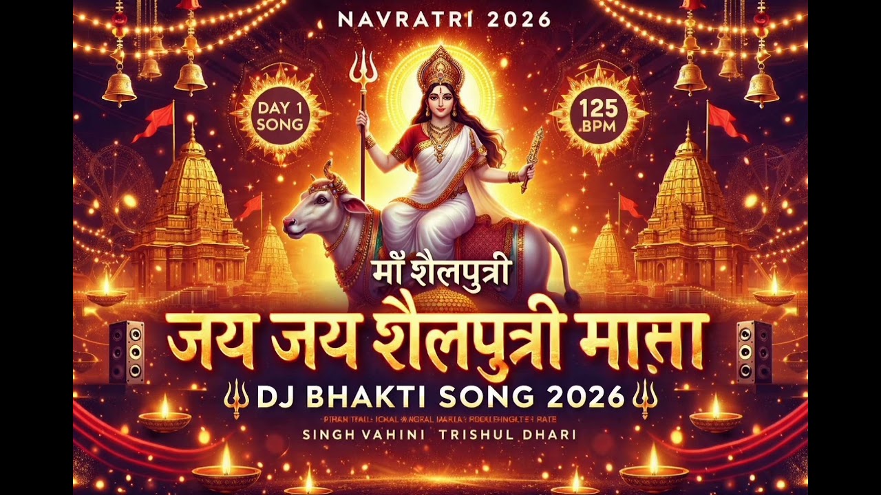 Nauratri Day 1 Special 2026 | Jai Jai Shailputri Mata DJ Song |    Bhakti Song | Jai Mata Di