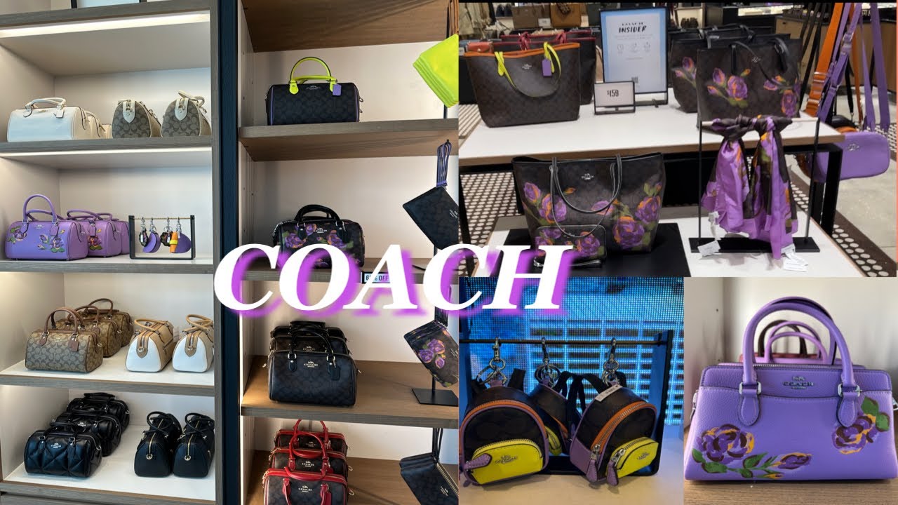 COACH 💜NEW ROSE PRINT and NEON COLLECTION . 70% off clearance 💃🏾August 1, 2023