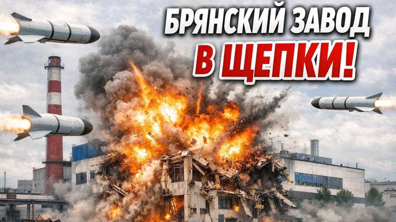 Брянский завод в щепки! Ракетный удра! Когда Украина победит?