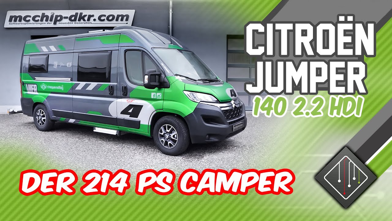 ECO-Optimierung auf 214 PS | Wohnmobil Citroën Jumper 2.2 HDi | mcchip-dkr