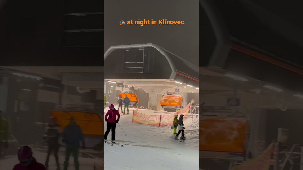 🏂 Snowboarding at night in 2023 #kl&iacute;novec