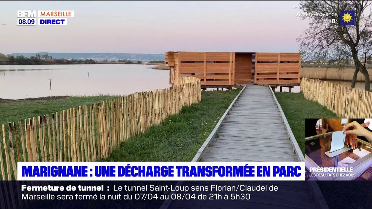 Marignane : une décharge transformée en parc