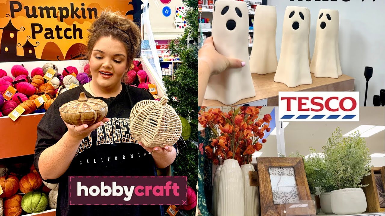 Hobbycraft, Tesco и Homesense ОСЕНЬ 2024 Приходите к нам за покупками