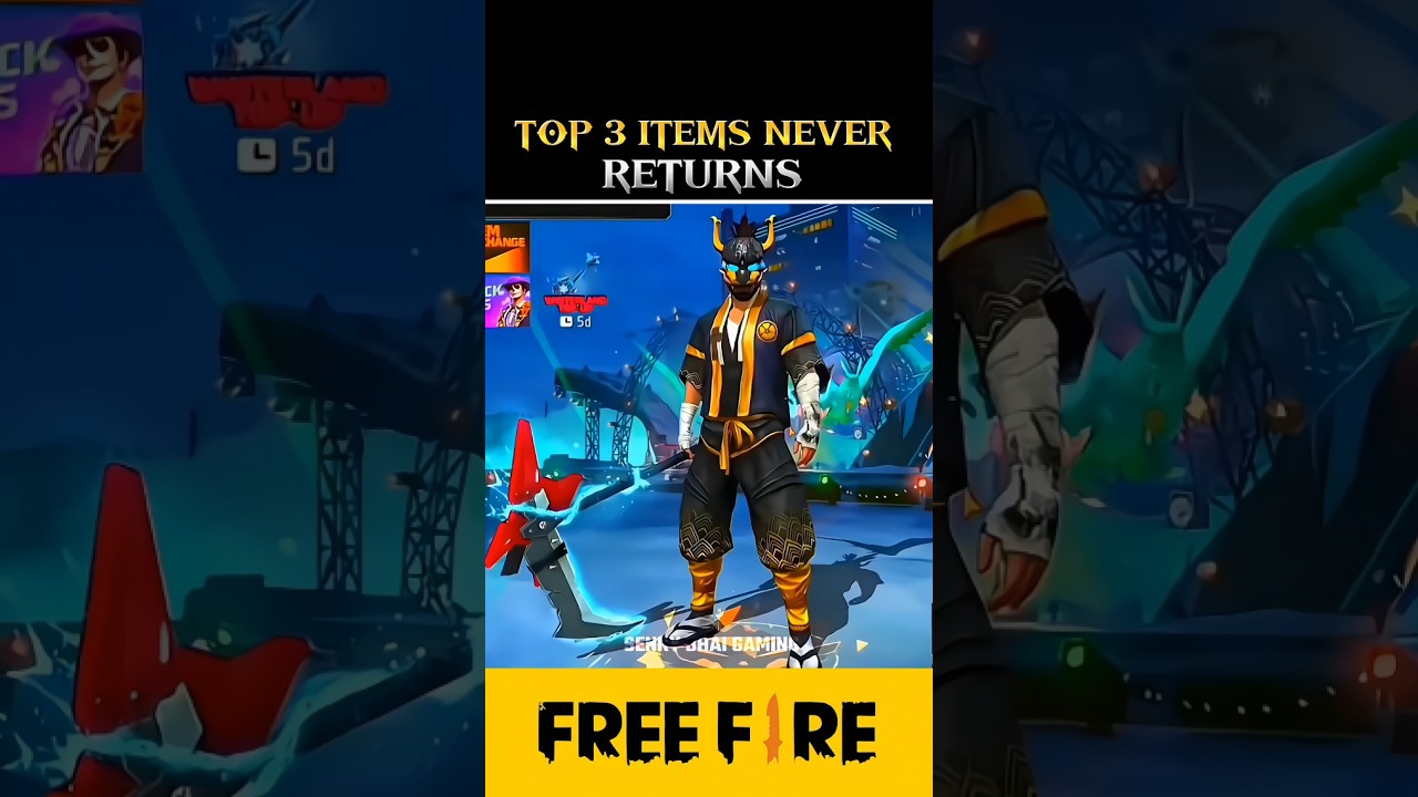 Old Items Never Return in FF 😱‼️#shorts #freefireshorts