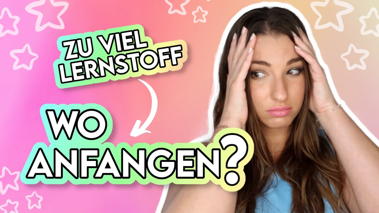 ÜBERFORDERUNG in der Schule: Ich weiß nicht, wo ich anfangen soll beim Lernen! 🤯[5-Schritte--Formel]