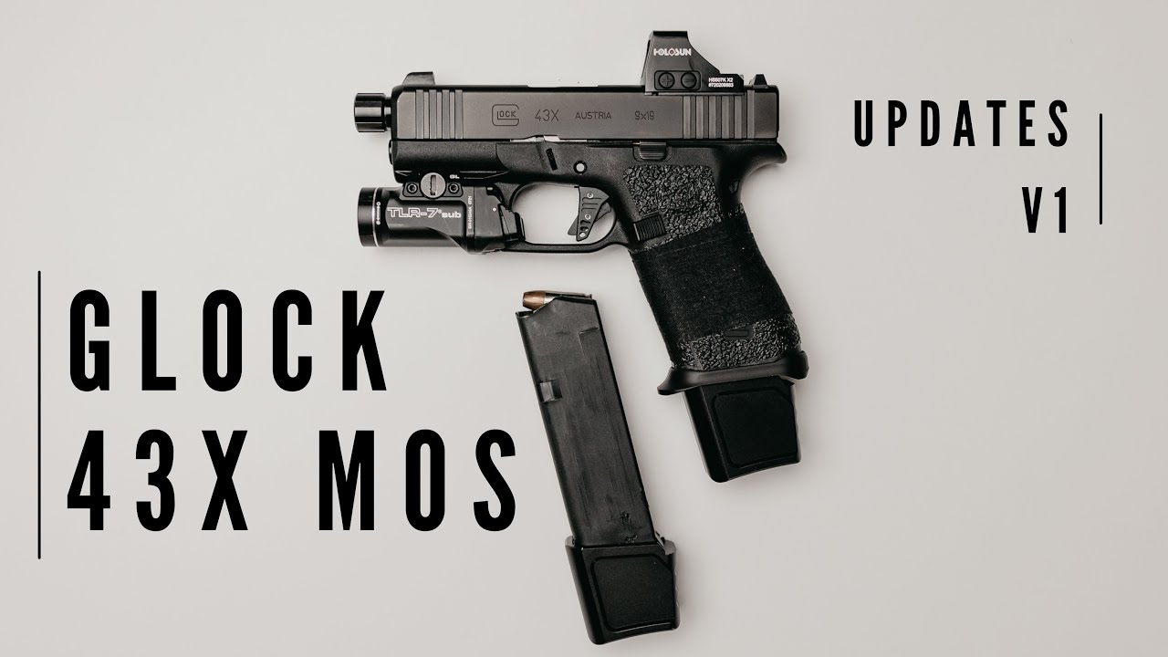 Модернизации Glock 43X MOS