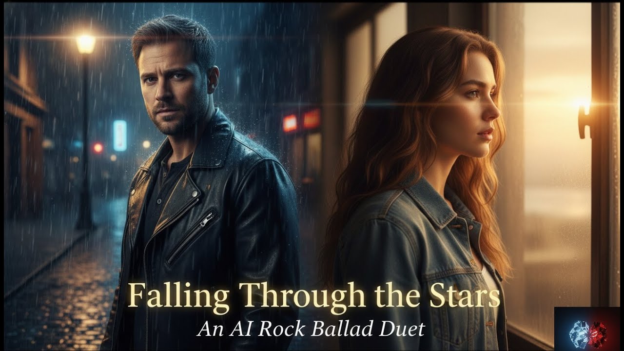 VibeCraftS - Falling Through the Stars &ndash; Emotional Rock Ballad Duet (Official AI Music Video)