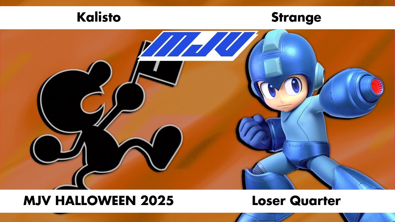 MJV HALLOWEEN 2025 - Kalisto (GnW) Vs. Strange (Mega-Man) - Loser Quarter