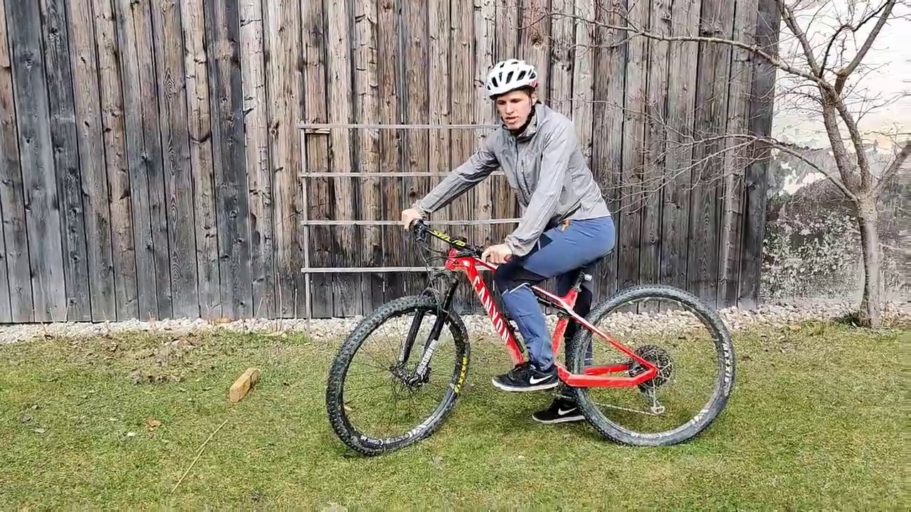 Vorderrad heben