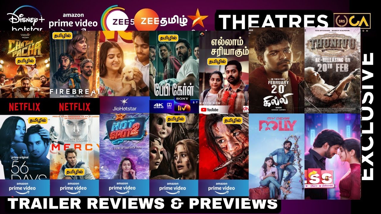 This Week All OTT Releases & Theatre Releases & Tv Premieres List | BACK 2 BACK OTT Trailer Reviews