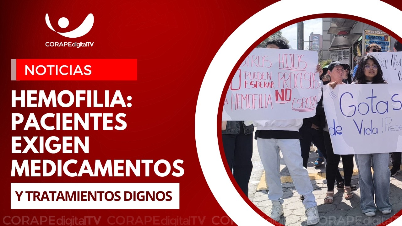Protesta por Hemofilia: Familiares y Pacientes Demandan Cumplimiento de Acuerdos de Salud