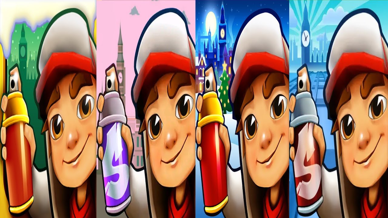 SUBWAY SURFERS LONDON 2013 VS 2014 VS LONDON 2018 VS LONDON 2023