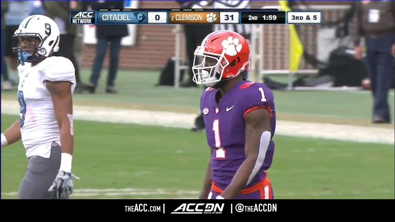 Citadel vs Clemson College Football Condensed Game 2017