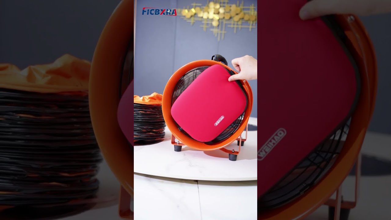 High efficiency portable axial fan, super suction#ventilation #exhaust