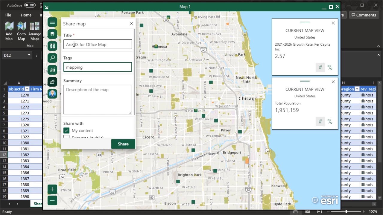 ArcGIS for Microsoft 365 - At a Glance