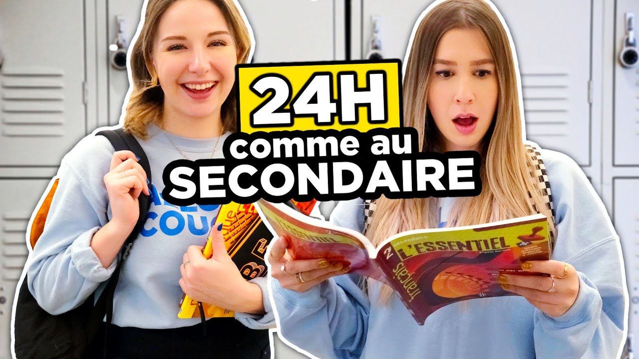 ON VIT COMME AU SECONDAIRE PENDANT 24H! | 2e peau