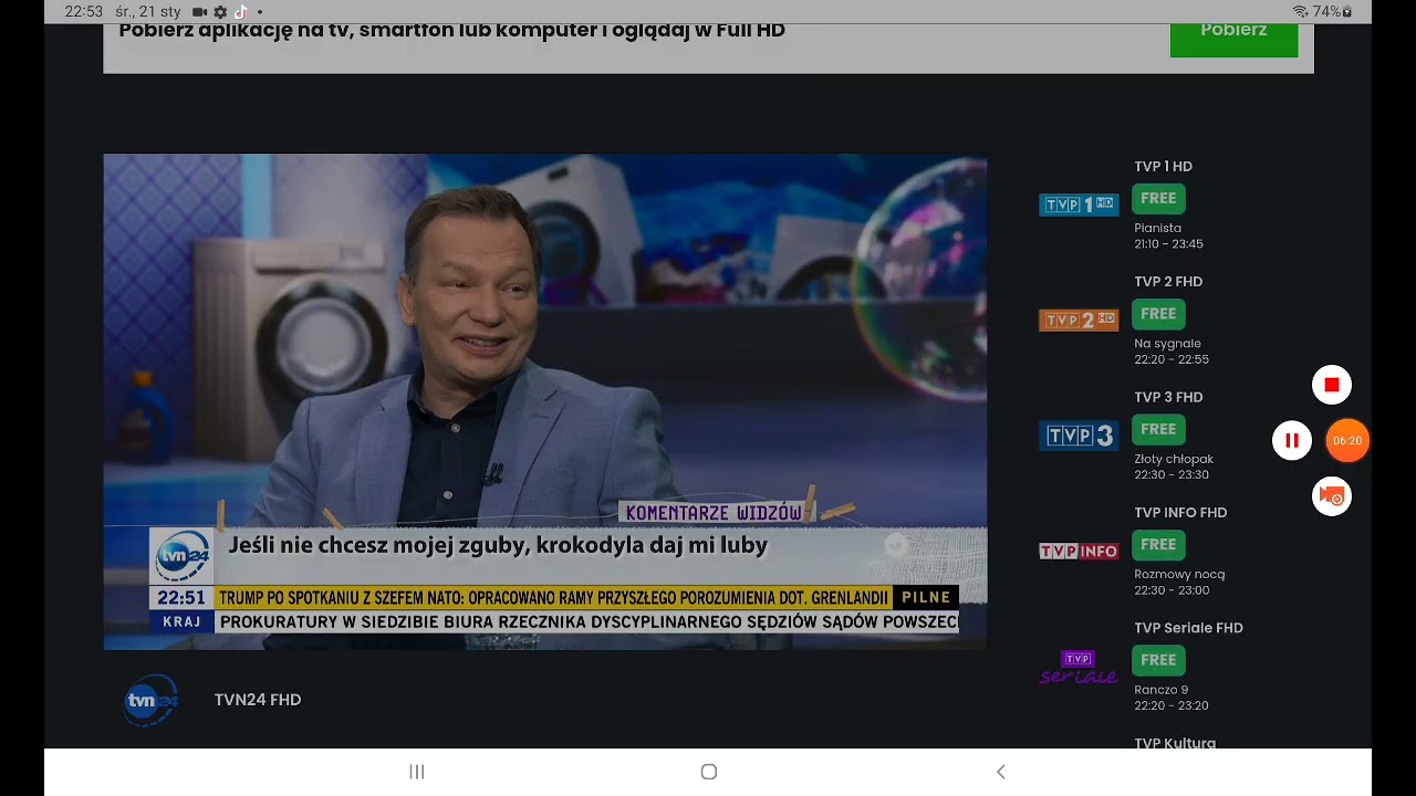 21.01.2026.TVN24 SZKŁO KONTAKTOWE 