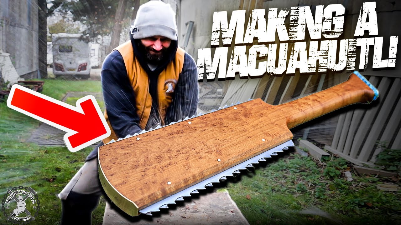 Modern Macuahuitl with Saw Teeth - Destroys Everything!!!