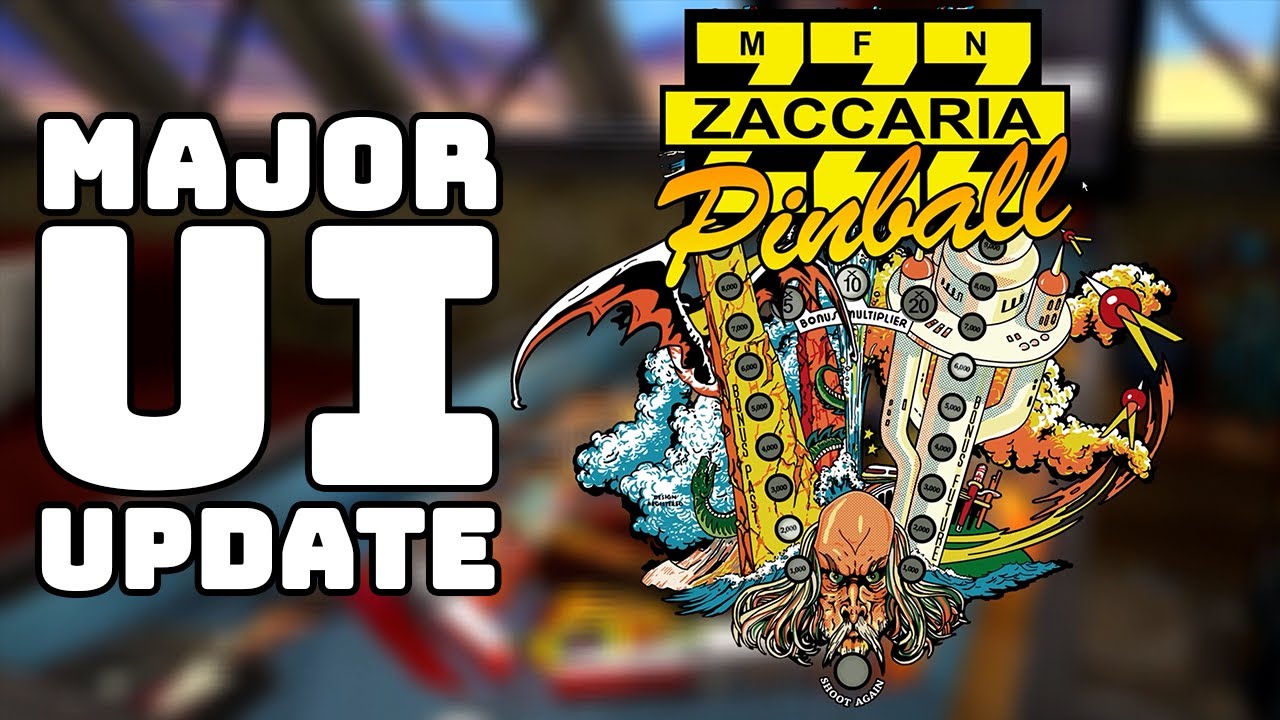 Новый пользовательский интерфейс для Zaccaria Pinball