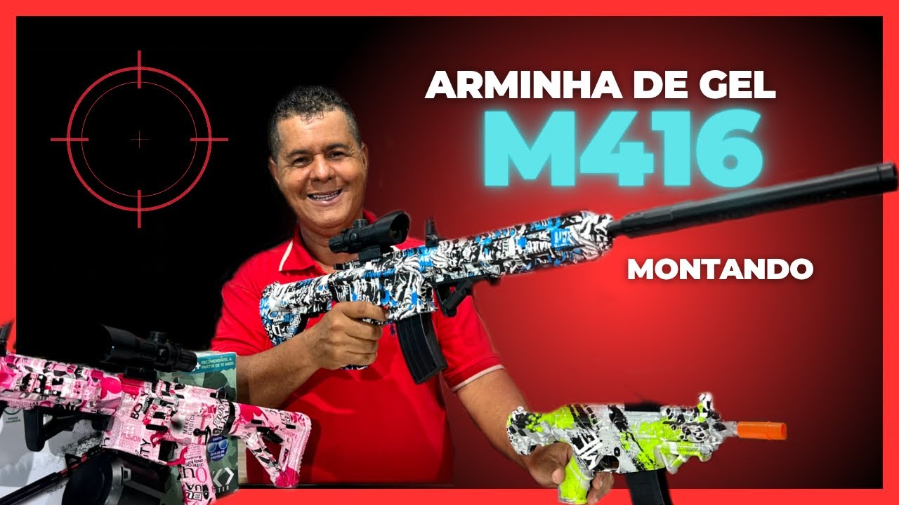 ARMINHA DE BOLINHA DE GEL ! M416 É BOA ???