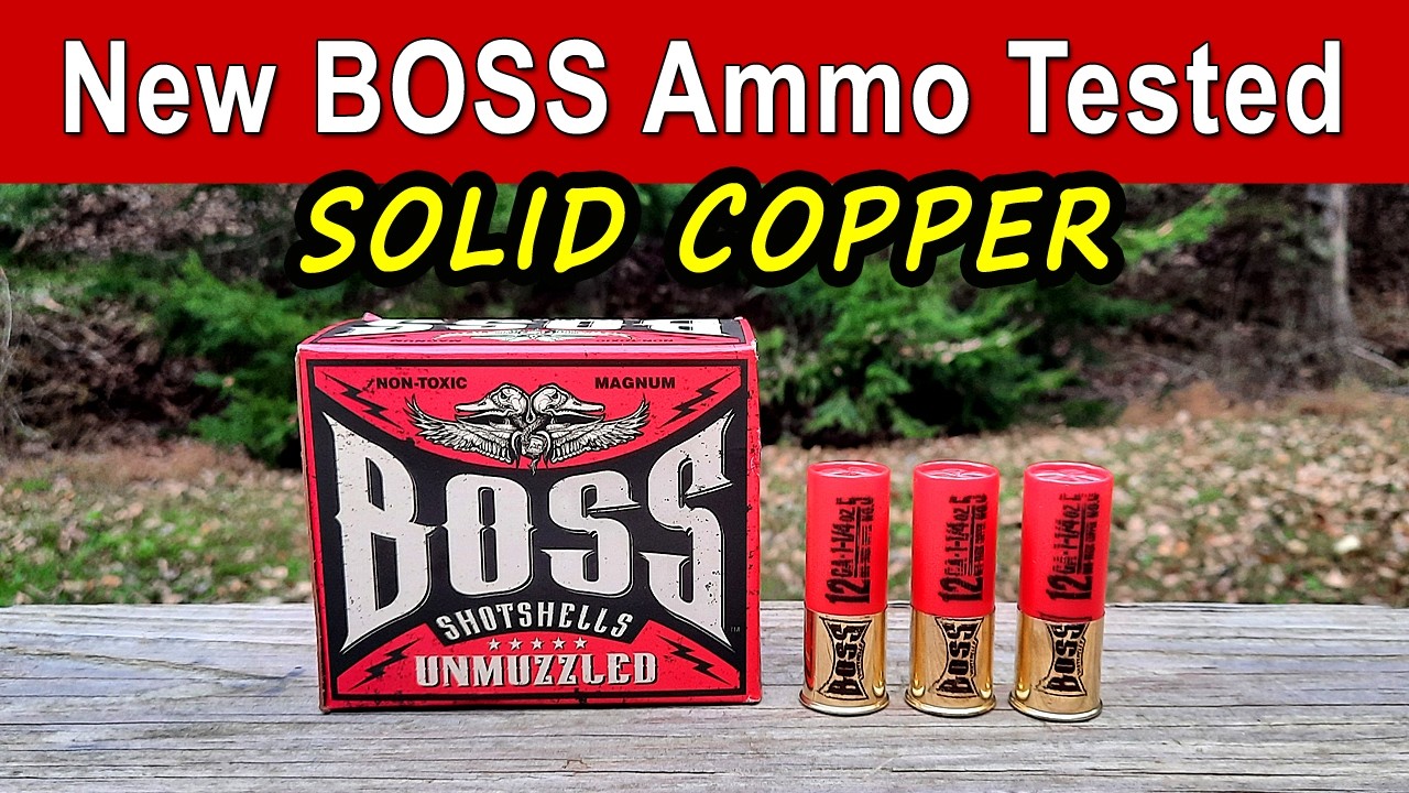 Новый тест BOSS Solid Copper против висмута | Тест на образец + баллистический гель