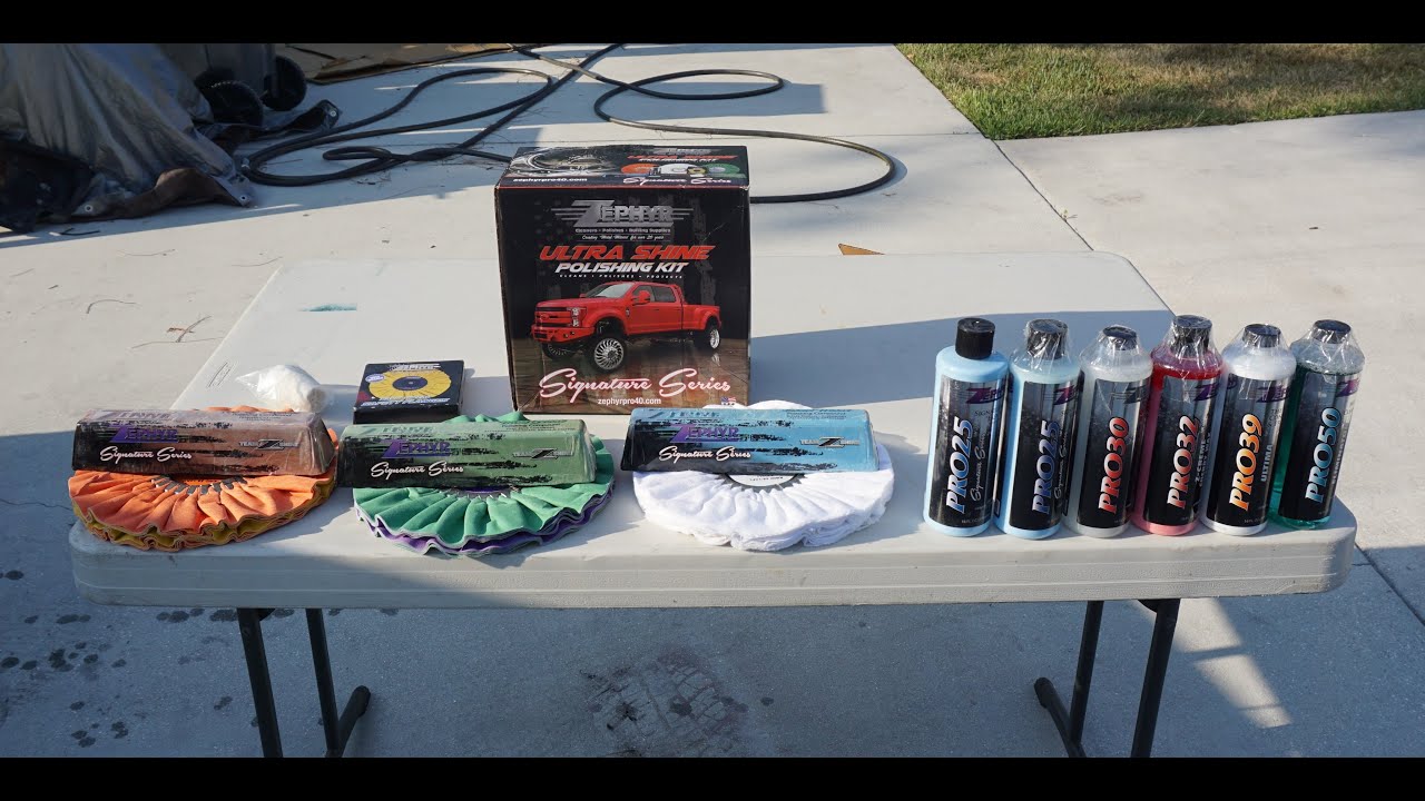 Zephyr Polishes Ultra Shine Polishing Kit Unboxing