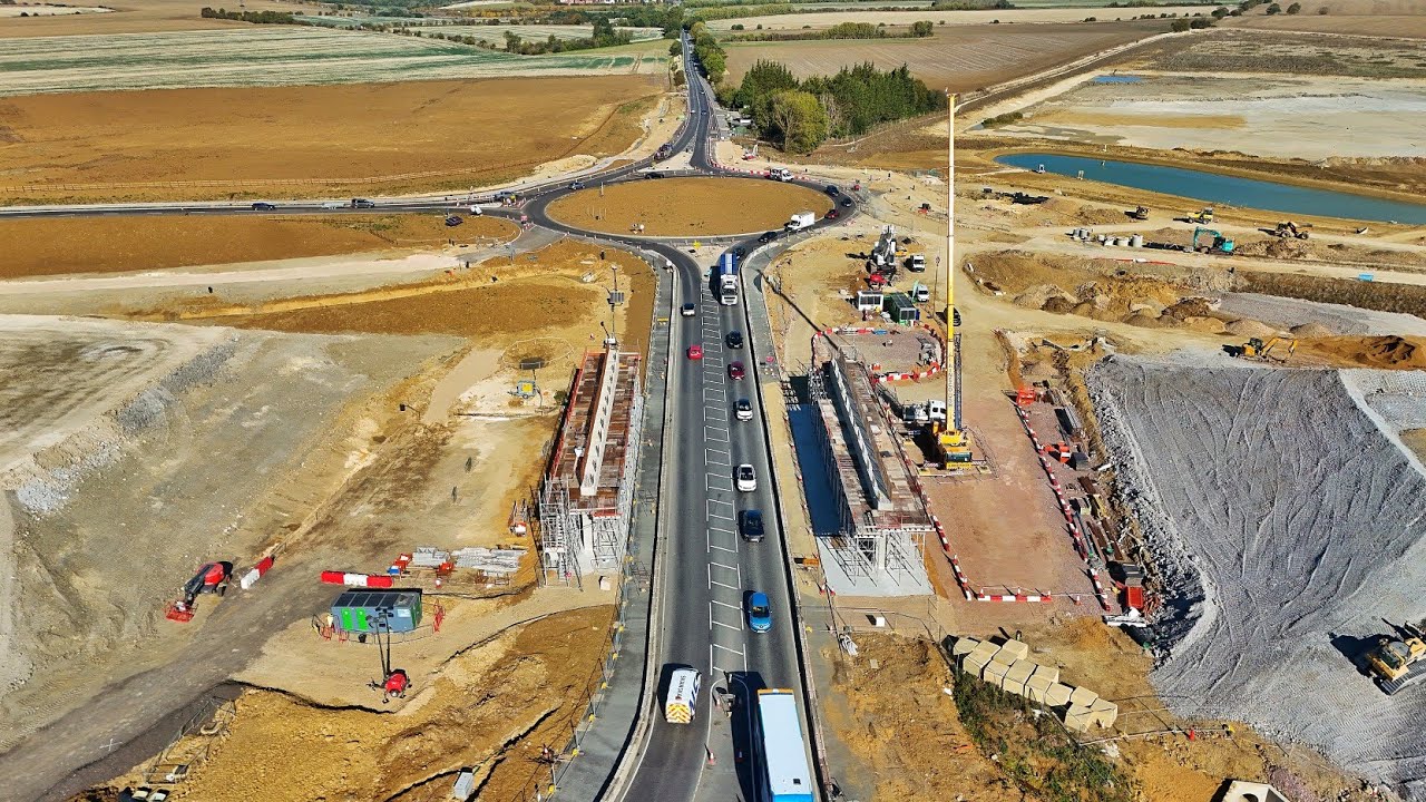 Caxton Gibbet To Blackcat Roundabout Construction Update End Of September 2025